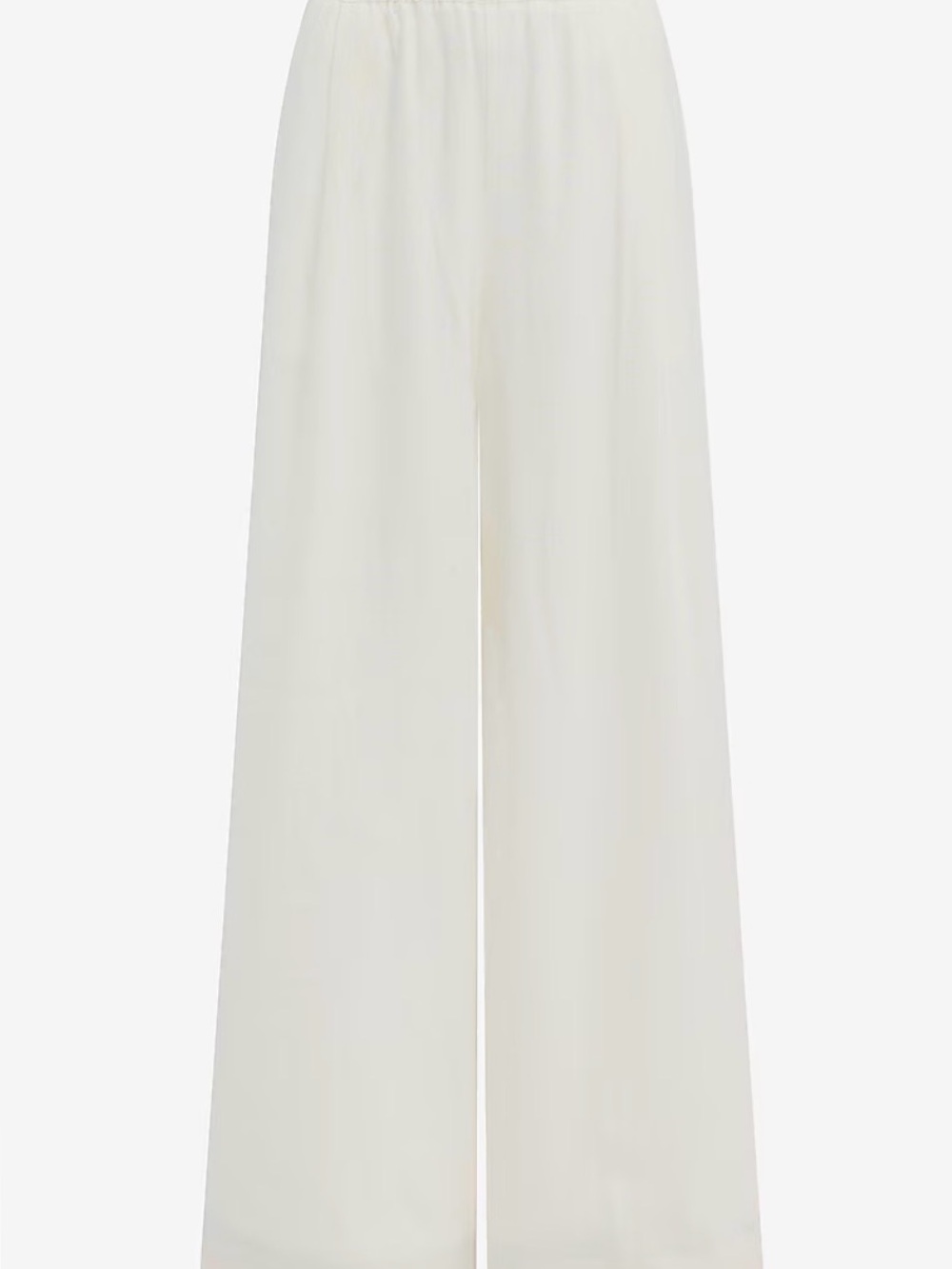 Summer-Blend Linen High Waisted Pull On Wide Leg Pant